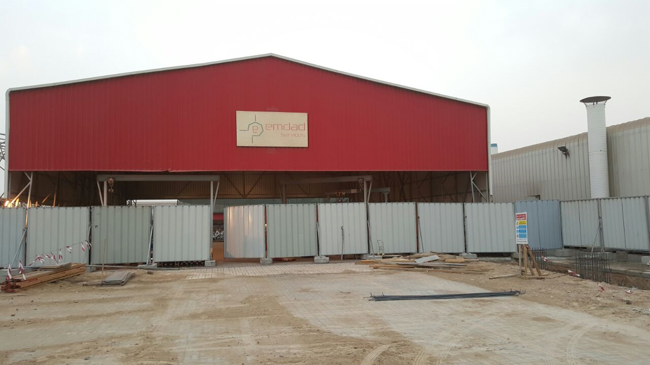 Emdad LLC – Construction of 4 sheds